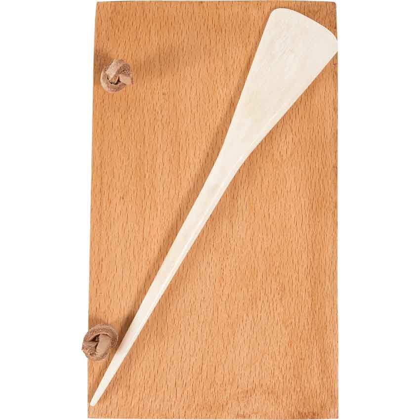 Roman Wax Tablet with Bone Stylus | Leather by Medieval Collectibles ...