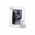 thumbnail image 1 of Roman White Cat And Fish Porcelain Photo Frame For 4" X 6" Photo, 1 of 3