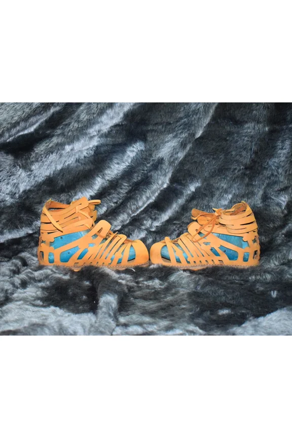 Roman leather caligae Leather Medieval Larp Shoes SCA LARP