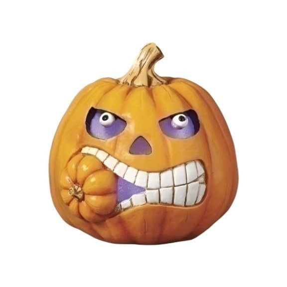 Halloween Lighted Pumpkin Face