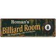 thumbnail image 1 of Roman's Billiard Room Green Sign Man Cave 6x18 106180009222, 1 of 1