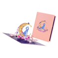 thumbnail image 1 of Romance 3D Moons Couple Greeting Card Handmade Papercut Arts for Anniversaries, 1 of 16