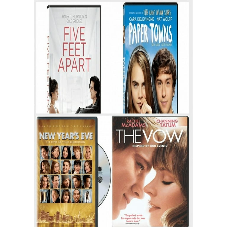 Romance Pack DVD Bundle: Five Feet Apart, Paper Towns, New