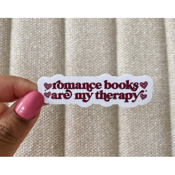 Romance Books Reading Cool Book Lover Bookish Romance Reader Sticker