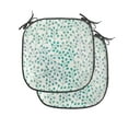 thumbnail image 1 of Romance Chair Seating Cushion Set of 4, Branch in Old Fashioned Romantic Minimalist Style Simplistic Art Print, Seat Pads for Office with Anti-slip Backing, 16"x16", Teal Slate Blue, by Ambesonne, 1 of 7