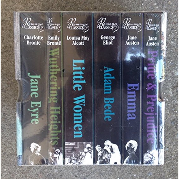 Pre-Owned Romance Classics (Pack of 6 Books): Emma / Pride & Prejudice / Adam Bede / Little Women / Wuthering Heights / Jane Eyre Hardcover