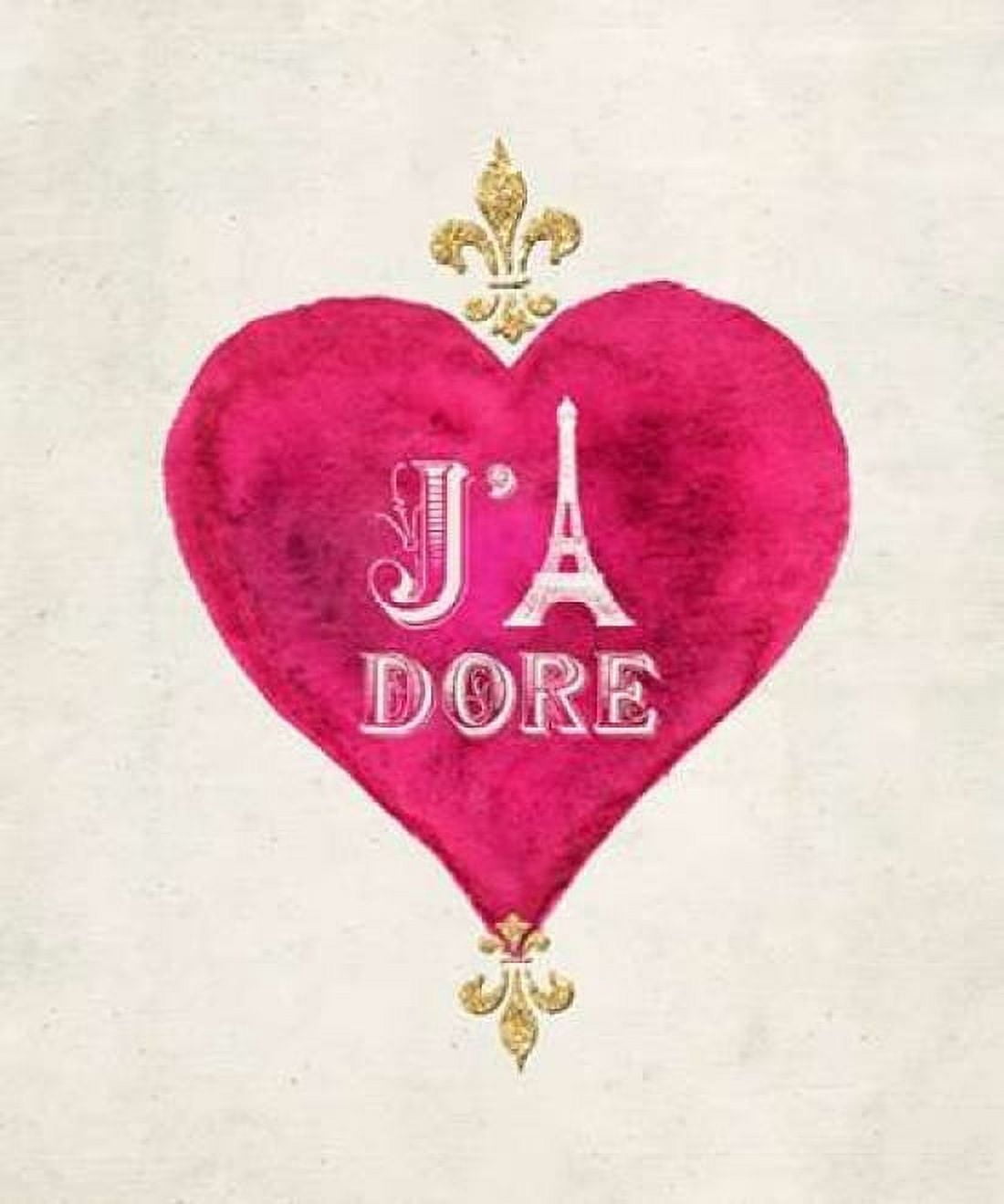 Romance Collection J adore Canvas Art - Miyo Amori (20 x 24)