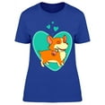 thumbnail image 1 of Romance Corgi With A Flower T-Shirt Women -Image by Shutterstock, Female x-Large, 1 of 2