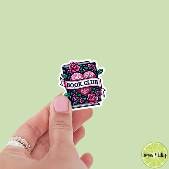 Romance Lovers Book Club Bookish Sticker