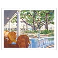 thumbnail image 1 of Romance of the Moana - Moana Hotel Waikiki Beach - Honolulu Hawaii - From an Original Hawaii Watercolor Painting by Peggy Chun - Fine Art Matte Paper Print (Unframed) 20x26in, 1 of 4