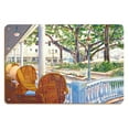 thumbnail image 1 of Romance of the Moana - Moana Hotel Waikiki Beach - Honolulu Hawaii - From an Original Hawaii Watercolor Painting by Peggy Chun - 8 x 12 inch Vintage Wood Art Sign, 1 of 4