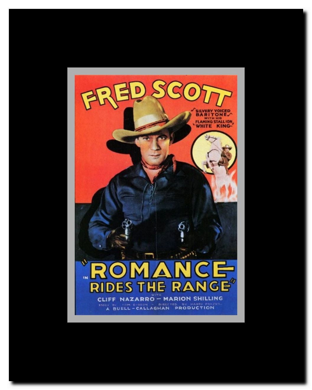 Romance Rides the Range Framed Movie Poster