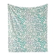 thumbnail image 1 of Romance Soft Flannel Fleece Throw Blanket, Branch in Old Fashioned Romantic Minimalist Style Simplistic Artwork Print, Cozy Plush for Indoor and Outdoor Use, 50" x 70", Teal Slate Blue, by Ambesonne, 1 of 5