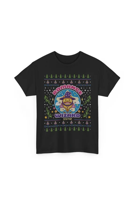 Romance Wizard Ugly Sweater Unisex T-Shirt. Romantic Killer Anime. Christmas.