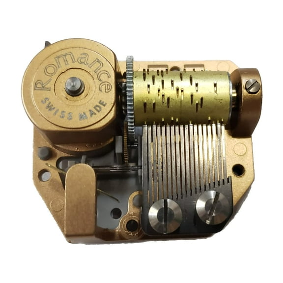 Romance by Reuge Swiss 18 note Musical Movement Playing Somewhere In Time