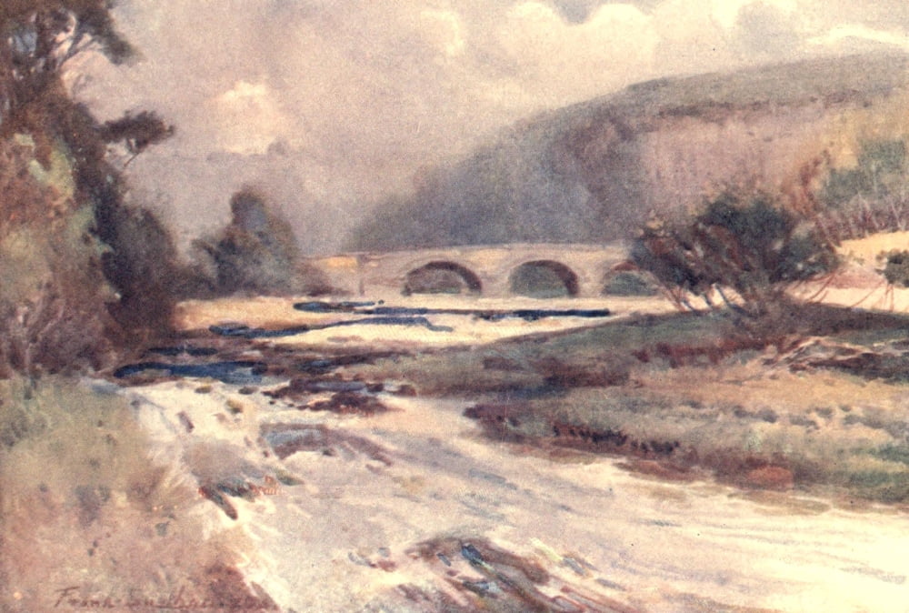 Romance of Northumberland 1907 On the Allen Canvas Art - Frank Southgate (24 x 36)