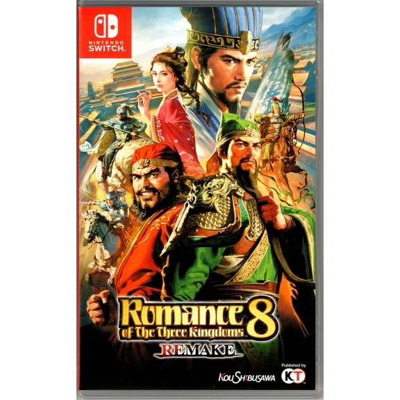 Romance of The Three Kingdoms 8 Remake for Nintendo Switch