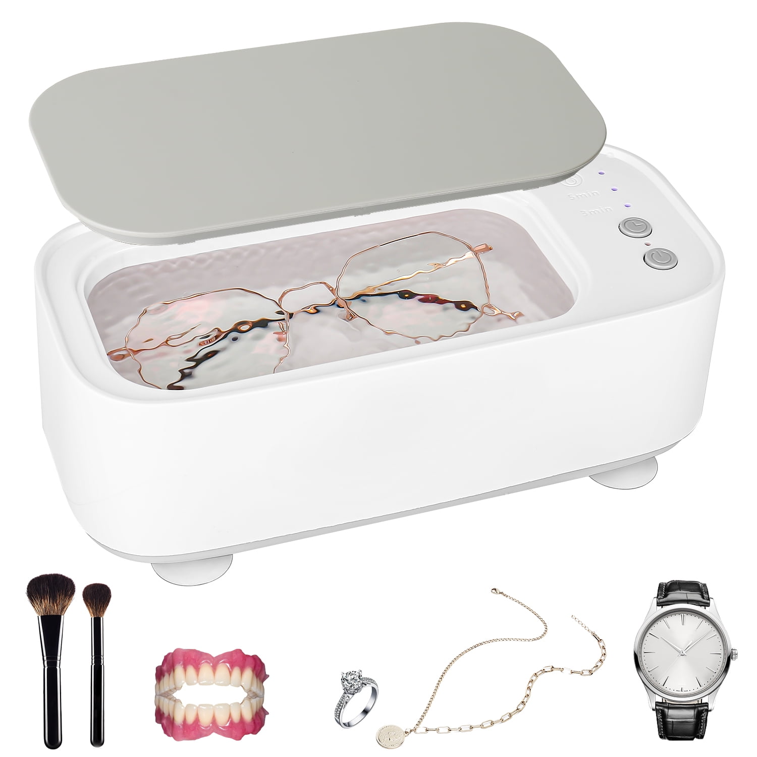 Romanda 45kHz Ultrasonic Jewelry Cleaner, 500 ML Jewelry Cleaner