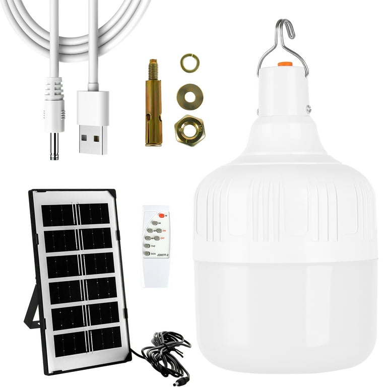 LaBlanc-Ampoule rechargeable USB avec télécommande-7W LED dimmable-urgence  camping extérieur