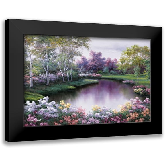 Romanello, Diane 14x11 Black Modern Framed Museum Art Print Titled - Springtime Symphony