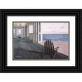 thumbnail image 1 of Romanello, Diane 32x23 Black Ornate Wood Framed with Double Matting Museum Art Print Titled - Beach House, 1 of 4