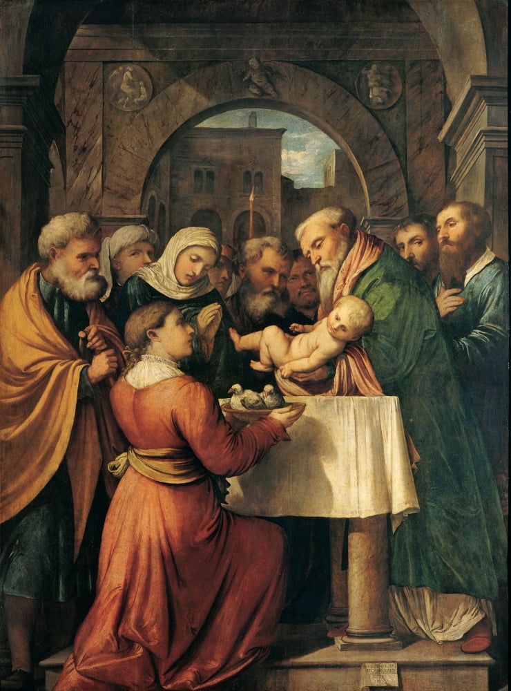 Romani Girolamo Known As Romanino Canvas Art - (18 x 24)