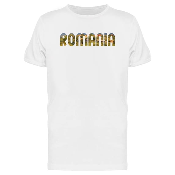 Romania Cool Travel Lovers Quote Tee Men's -Image by Shutterstock