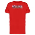 thumbnail image 1 of Romania Country Name With Photo T-Shirt Men -Image by Shutterstock, Male x-Large, 1 of 2