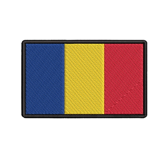 Romania Flag Embroidered Iron-on Patch