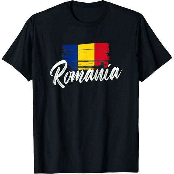 Romania Flag Romanian Romania Pride Heart T-Shirt