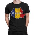 Romania Football Soccer Fans Sports Nationality Supporter Mens TShirts