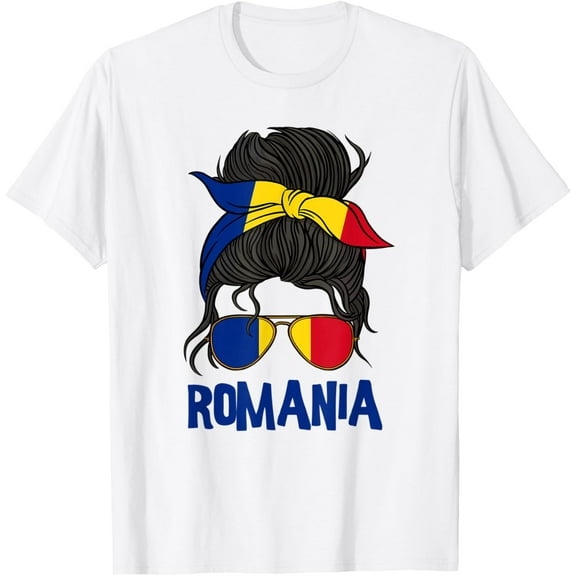 Romania For Girl Romanian Flag for Women Romania T-Shirt