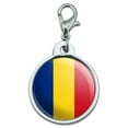 thumbnail image 1 of Romania National Country Flag Small Metal ID Pet Dog Tag, 1 of 1