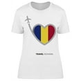 thumbnail image 1 of Romania Travel T-Shirt Women -Image by Shutterstock, Female 3X-Large, 1 of 2