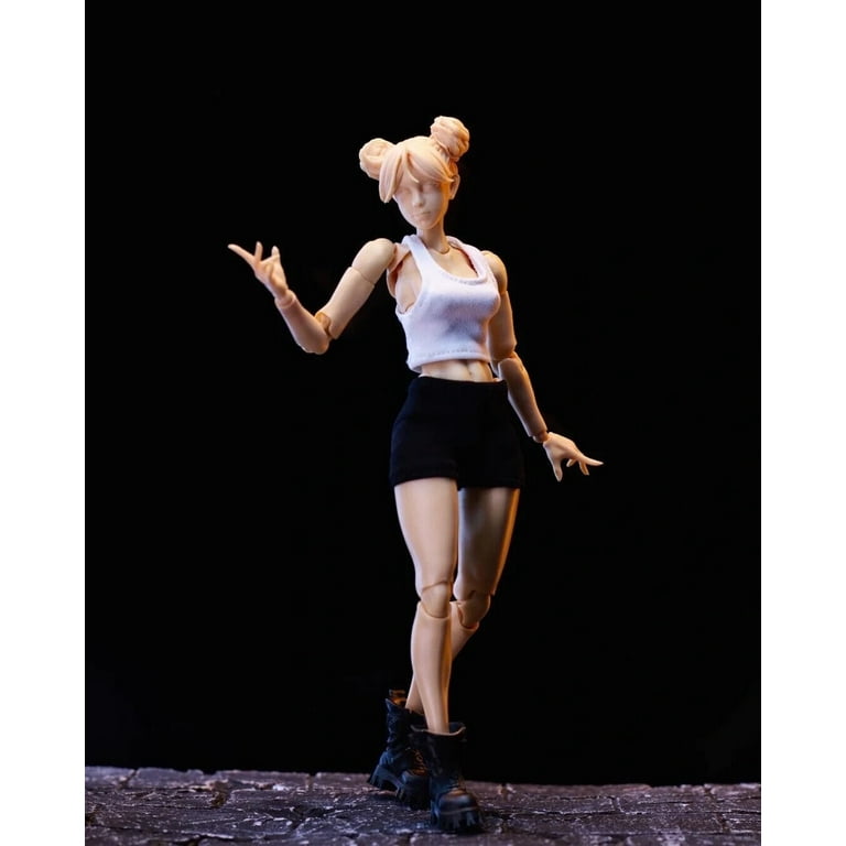 ROMANKEY COWL 1/12 girl body　WHITE SKIN Romankey X Cowl 1/12 Female Flexible Joint Body with Head 6