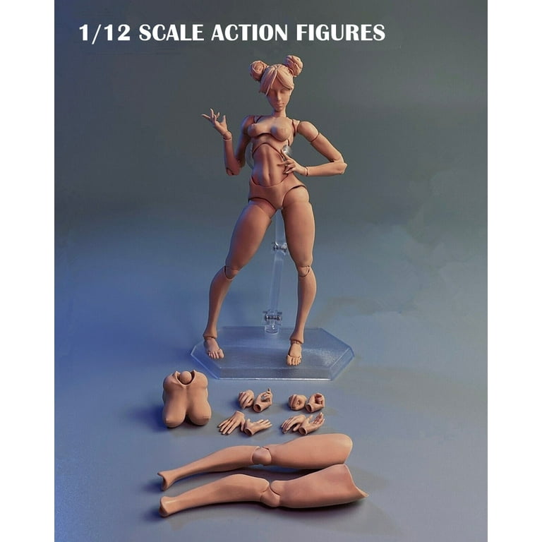SUPER FLEXIBLE FIGURE 【SKIN TONE:Suntan】 Amazon.com: 1/6