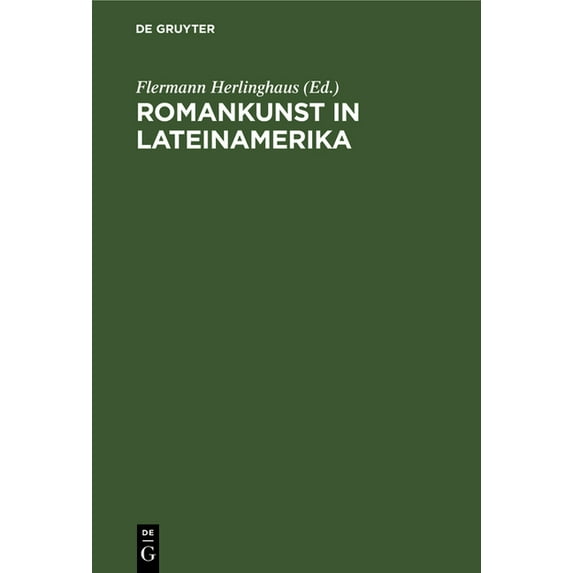 Romankunst in Lateinamerika, (Hardcover)