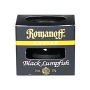 Romanoff Caviar Black Lumpfish, 2-Ounce Jars (Pack of 4)