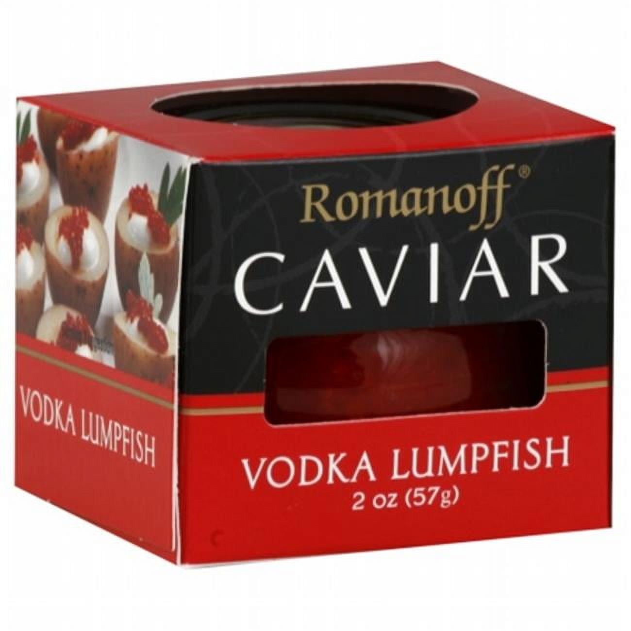 rOPIAKA    ロピアカ　ウォッカ Romanoff Fine Caviar - Vodka Lumpfish, Wild Caught in