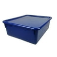 thumbnail image 1 of Romanoff Double Stowaway Tray with Lid, Blue, 1 of 2