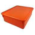 thumbnail image 1 of Romanoff Double Stowaway Tray with Lid, Orange, 1 of 2