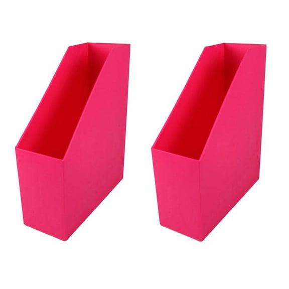 Romanoff Magazine File, Hot Pink, Pack of 2