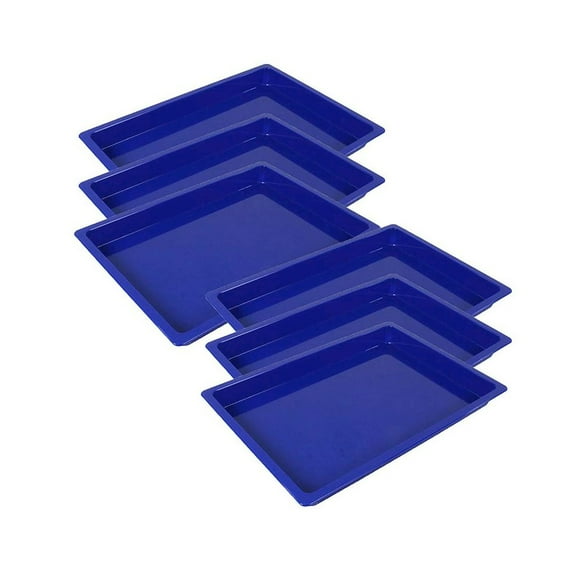 Romanoff Medium Creativitray, Blue, Pack of 6