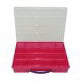 Romanoff Organizer Box: Large Strawberry Color (11 Compartments)