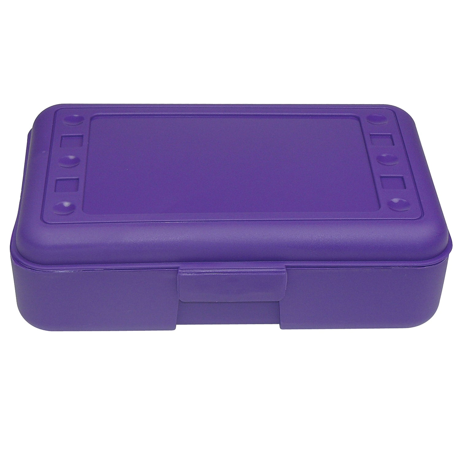 Romanoff Products 8 1/2" x 5 1/2" x 2 1/2" Pencil Box Purple ROM60206