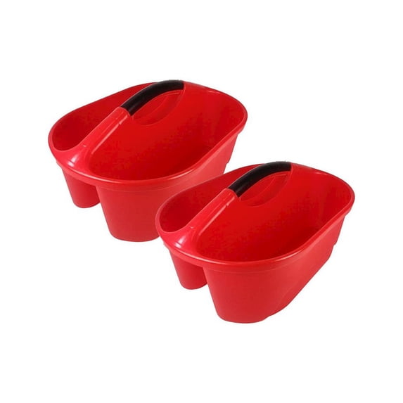 Romanoff Classroom Caddy, Red, Pack of 2