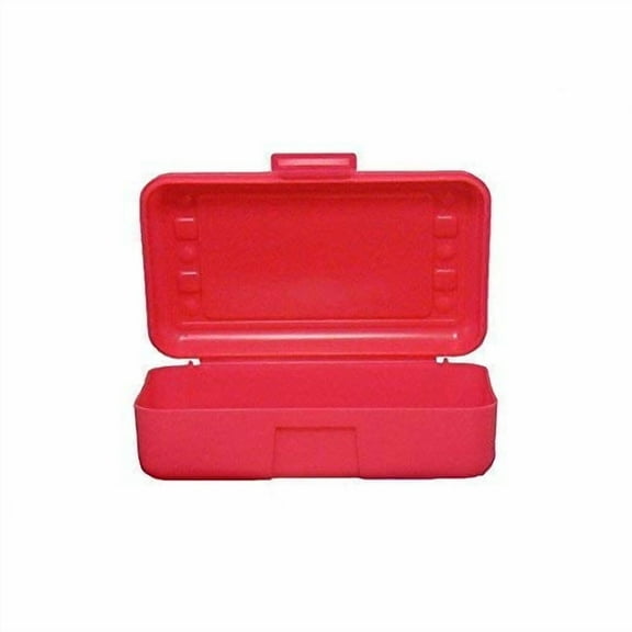 Romanoff Products ROM60202 Plastic Pencil Box, Red