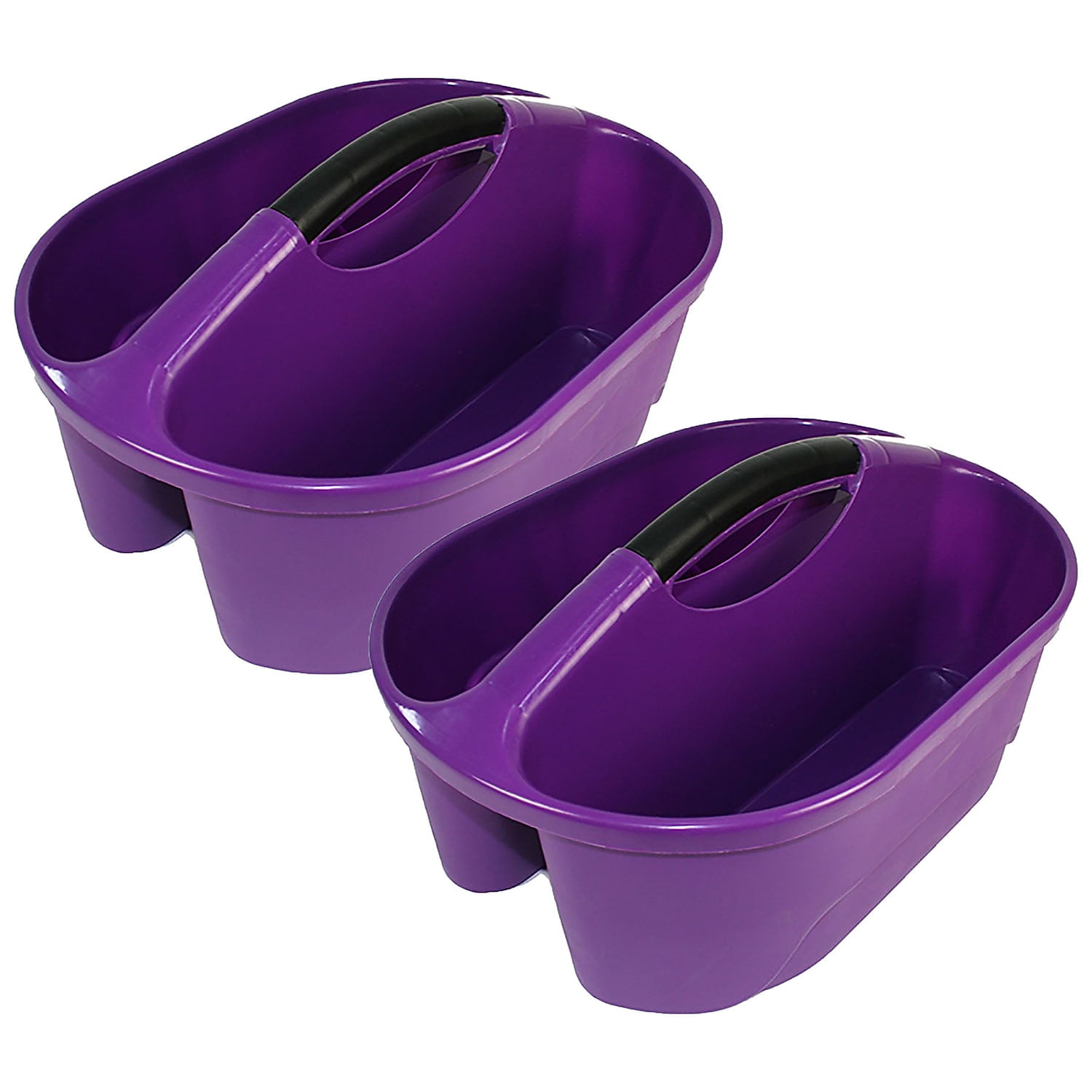 Romanoff Products Romanoff Classroom Caddy Plastic 16.25" x 12" x 8.25" Purple 2/Bundle (ROM25606-2)