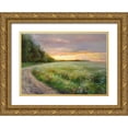 thumbnail image 1 of Romanov, Roman 18x14 Gold Ornate Wood Framed with Double Matting Museum Art Print Titled - Field, 1 of 4