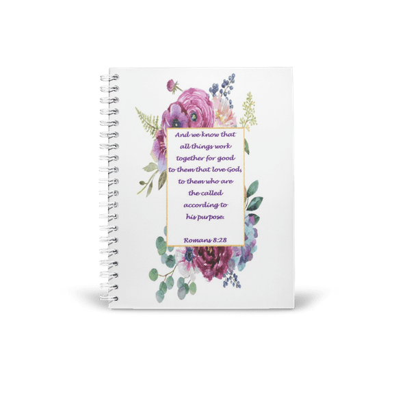 Romans 8:28 Writing Journal/Notebook